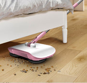 Hand Push Sweeper Broom, Mop, and Dustpan All-in-One